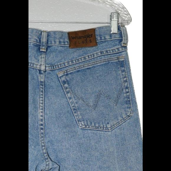 VTG Wrangler Men Jeans Blue Denim LightWash Western Cowboy Classic MidRise Sz 33 - Picture 4 of 5